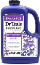 Foaming Bath with Pure Epsom Salt, Soothe  Sleep with Lavender, 62.5 Fl Oz