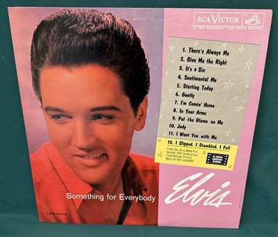 Elvis Presley RCA LPM-2370 Something For Everybody LP H 6S/6S Original NM Nice