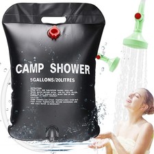 ECtury 20L Camping Shower, 5 Gallons/20L Portable Solar Shower for...