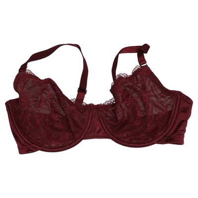 Intimate by Change Lingerie, BH, Größe: 75F, Rot, Elasthan/Polyamid, Blumen #B8V