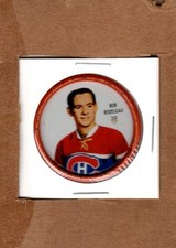 1962-63 SHIRRIFF HOCKEY COIN #29 BOBBY ROUSSEAU MONTREAL CANADIENS