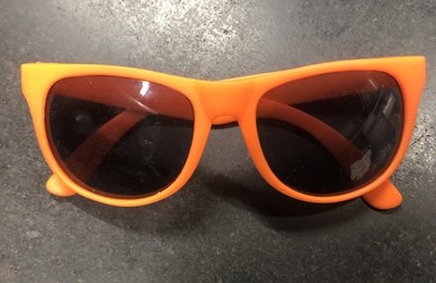 Crypto FTX US BITCOIN 2022 Promotional Orange Sunglasses