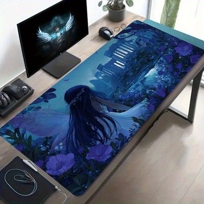 1pc Large Gaming Mouse Pad with Mysterious Ancient Chinese Fairy Tale Landscape
