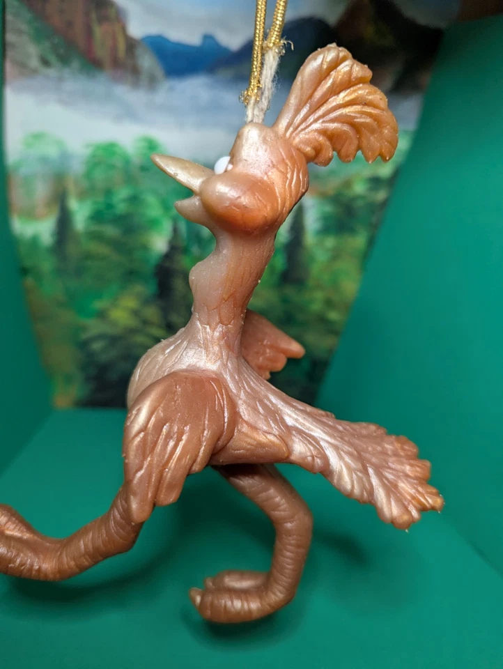 Pájaro de colección 1968 Oily Jiggler Russ Berrie Roadrunner con etiqueta hecho en EE. UU. Raro Foto 2 de 4