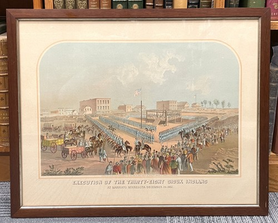 #ad #ad Minnesota Lithograph Print quot;Execution of the Thirty Eight Sioux Indiansquot; 1883 $1500.00