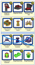 Webkinz Vintage Halloween Costumes - Complete Sets - 6 - Vol. Discount - RARE