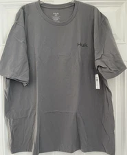 HUK Men's Night Owl Short Sleeve Fishing Shirt NWT  Size XL Retail $28 FastShip