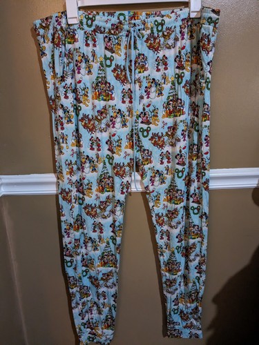 Disney Showstoppers Bamboo Christmas Pajama Pants Size Women's 3X