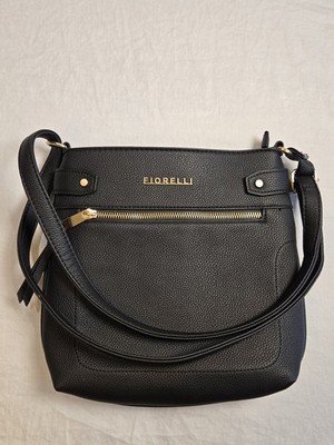 Fiorelli Women's Black Handbag Purse Faux Leather Shoulder Bag