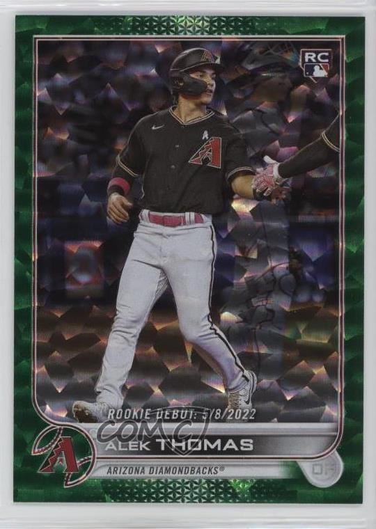 2022 Topps Update Rookie Debut Green Foil 392/499 Alek Thomas #US282 0n64