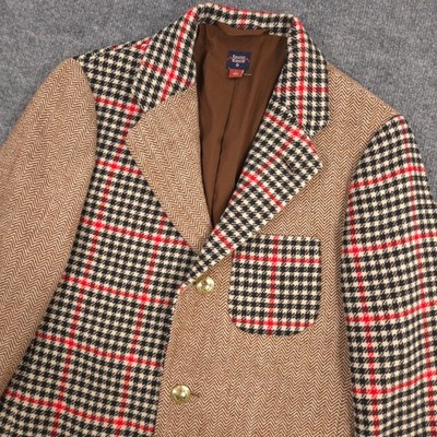 Rowing Blazers x Target Sport Coat Mens S Mixed Pattern Wool Blend Gold Buttons