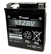Yuasa Motorcycle Bike Motorbike Battery YTZ8V ( DTZ8V BTZ8V ) Pre-charged