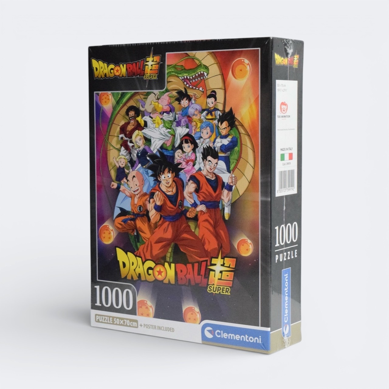Dragon Ball Z Super Jigsaw Puzzle Clementoni  39919 1000 Piece Compact Box NEW