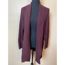 honey punch oversized cardigan small purple sweater cozy