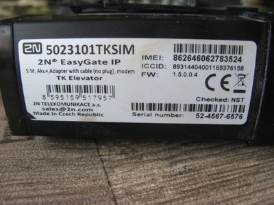 2N EasyGate IP 4G VoLTE/VOIP inkl 2N Lift IP TOC Unit gebraucht