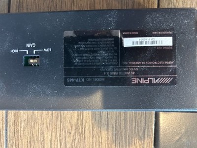   Alpine KTP-445 4 Channel 45W Power Pack Car Amplifier