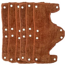 Big Hard Hat Sweatband,Reusable Washable Terry Cotton Hard Hat Liner 6 Brown