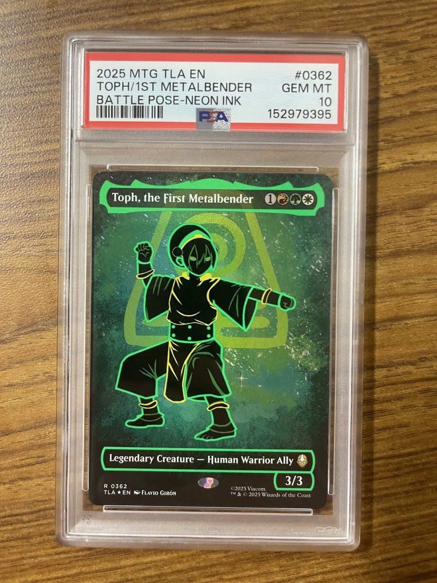 Toph, the First Metalbender (Borderless) (Neon Ink Foil) Avatar