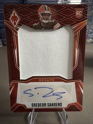 2025 Panini Phoenix Shedeur Sanders #RPS-SSS Patch Auto /99 Cleveland Browns QB