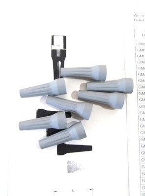 Lot of 7 NEW LEMO bend relief boot GMA.1B.045.DG Gry for Cable Size 4.5 -4.9 mm 