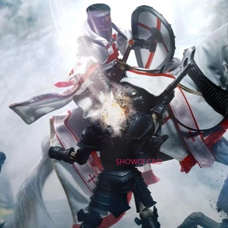 Juego de capas con cable personalizadas 1/12 para caballero cruzado legiones míticas de 6,5"" (sin figura) Foto 3 de 4