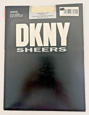 Vintage DKNY Sheers Control Top Silky Sheer Pantyhose Style 113 Porcelain Petite