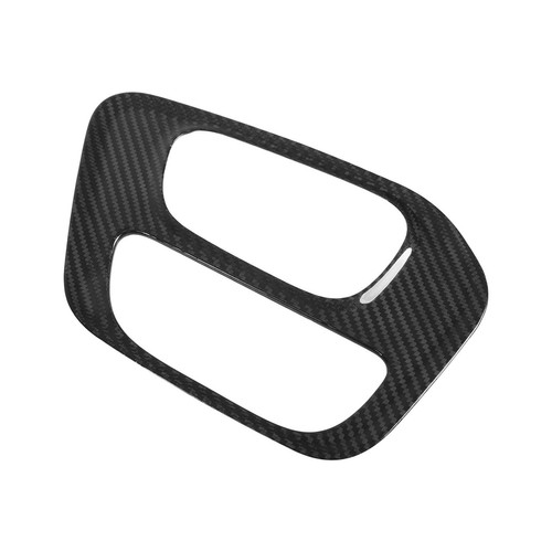 Gear Shift Panel Trim Shifter Panel Cover Dry Carbon Fiber Auto For Car - Picture 21 of 22