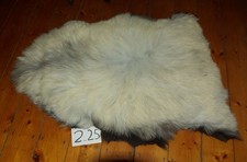 Heidschnuckenfell Schaffell Lammfell Dekofell Weiß pflanzliche Gerbung NEU