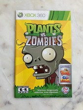 Plants vs. Zombies  Xbox 360  Manual Only