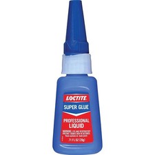 Loctite 1365882 Professional Clear Liquid Super Glue Bottle 20 gm. Pack of 4 