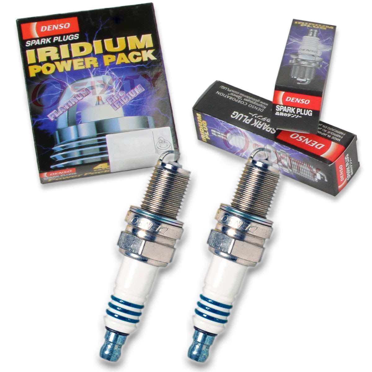 2 pc Denso Iridium Power Spark Plug for Buell S3T Thunderbolt 1997-2002 Tune nx