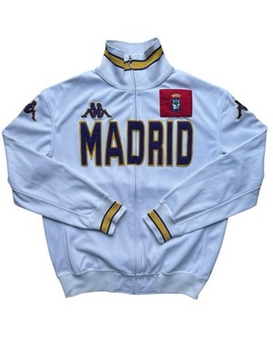 Madrid Trackjacket Vintage Kappa Weiß Größe XL