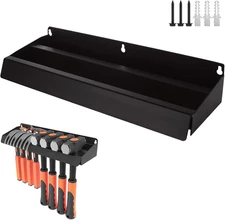 Hammer Holder, Wall Mount Screwdriver Organizer, Storage Rack Organizer for Gara