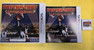 Rhythm Theif & the Emperor's Treasure - Nintendo 3DS. Complete. Used.