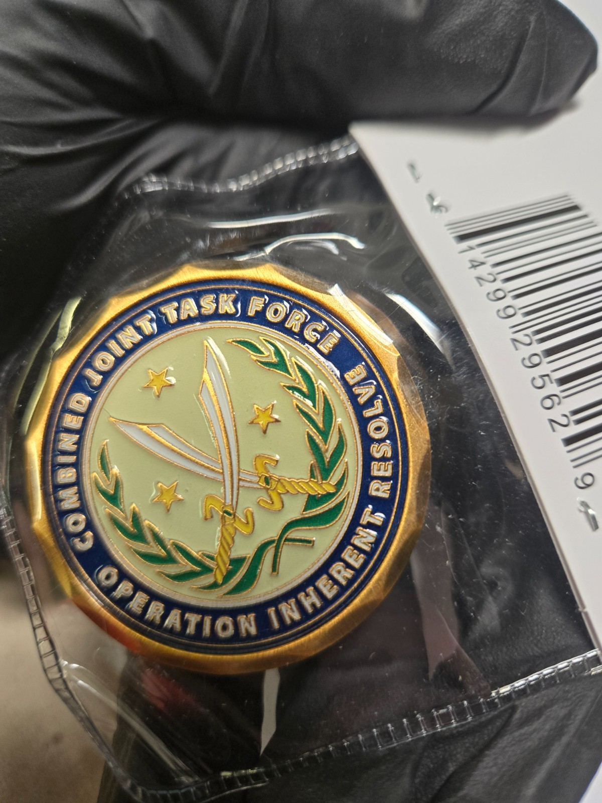 Operation Inherent Resolve OIR Al Udeid AB Qatar Combined Joint Challenge Coin