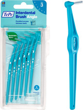 Tepe Interdental Brush Angle, Angled Dental Brush for Teeth Cleaning, Pack of 6,