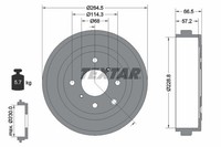 2X Textar 94046400 Bremstrommel FüR Nissan Mitsubishi
