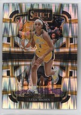 2024 Panini Select WNBA Concourse Silver Flash Prizm Lexie Brown #67 0w8