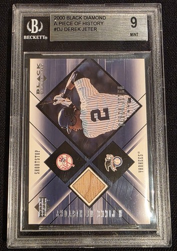 2000 Black Diamond - A Piece of History Derek Jeter #DJ (MEM) BGS 9