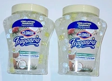 Clorox Fraganzia Air Freshener Beads, Coconut Colada, 24oz Lot Of 2