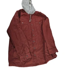 Duluth Men's Fire Hose Standard Fit Hooded Limber Jacket XLT Tall Red