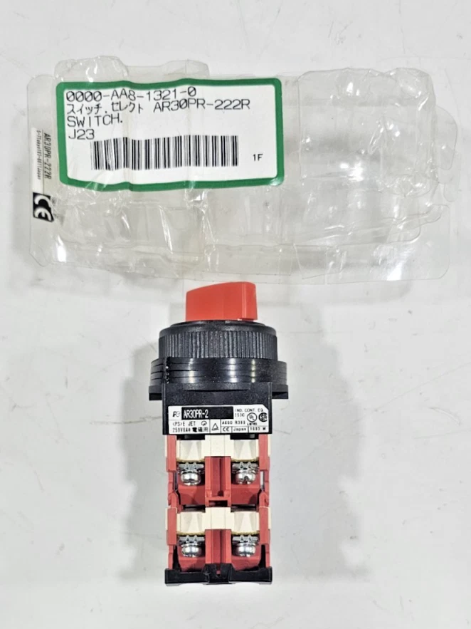 FUJI ELECTRIC AR30PR-222R New - Surplus Switchgear Control Switch