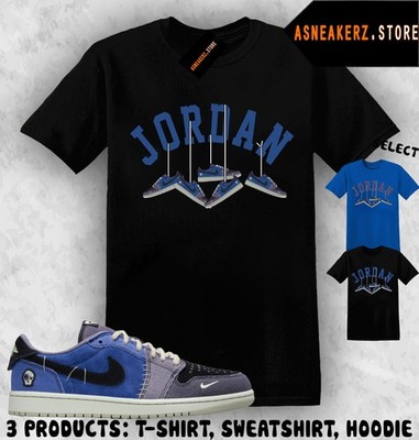 Tee Shirt Matching AJ 1 Low OG Voodoo Alternate To Match Sneaker Shoe Hanging 1s