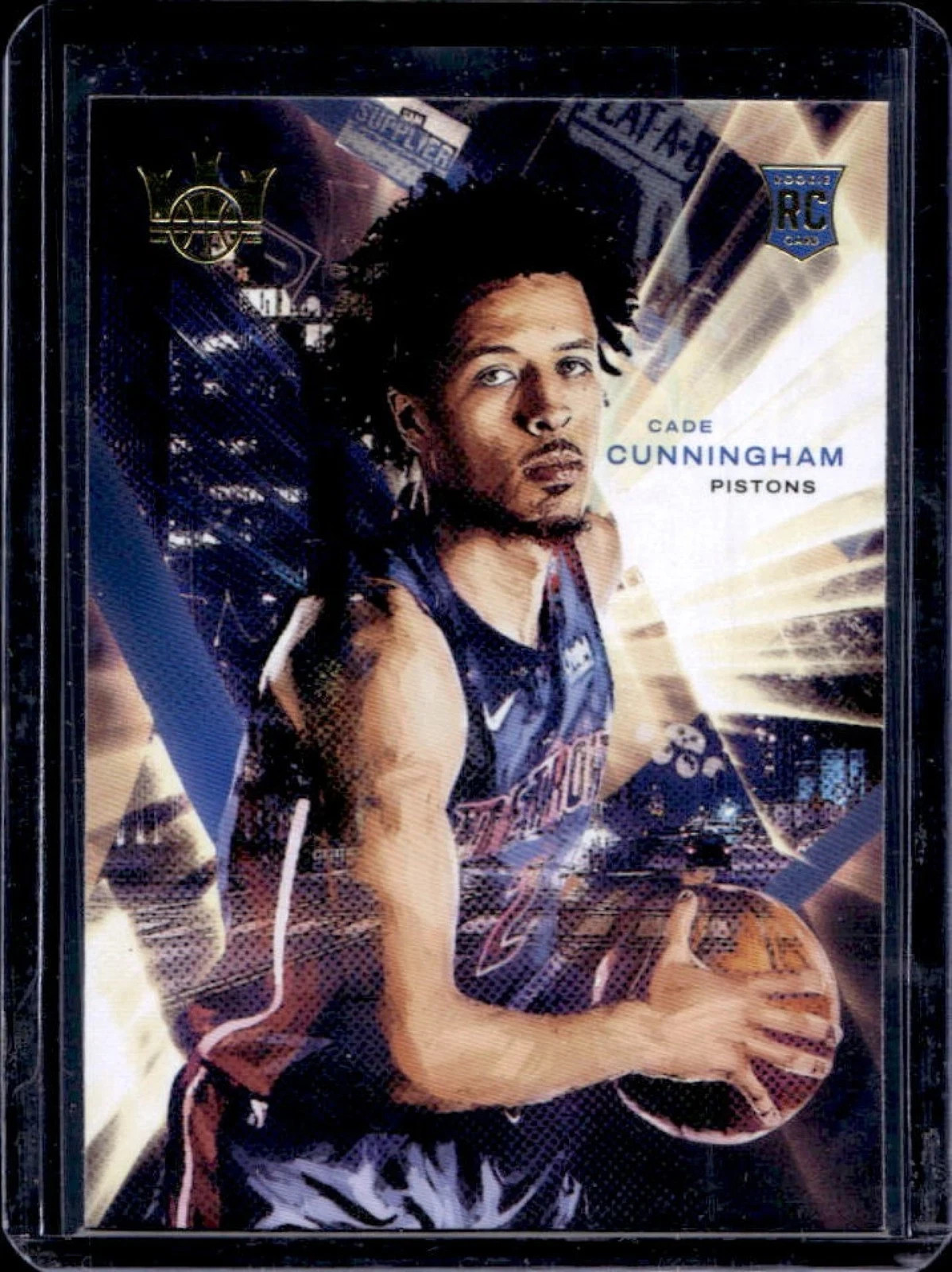 2021-22 Panini Court Kings Cade Cunningham RC Rookie #77 Pistons