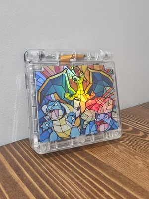 Pokemon Charizard GBA SP Gameboy Advance Konsole Nintendo IPS V5 Display Feuerrot