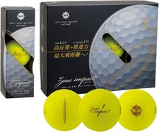 Kasco Zeus Impact 3 Golf Ball Yellow NEW