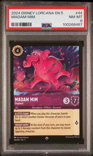 Madam Mim - Elephant graded PSA 8 for sale on eBay