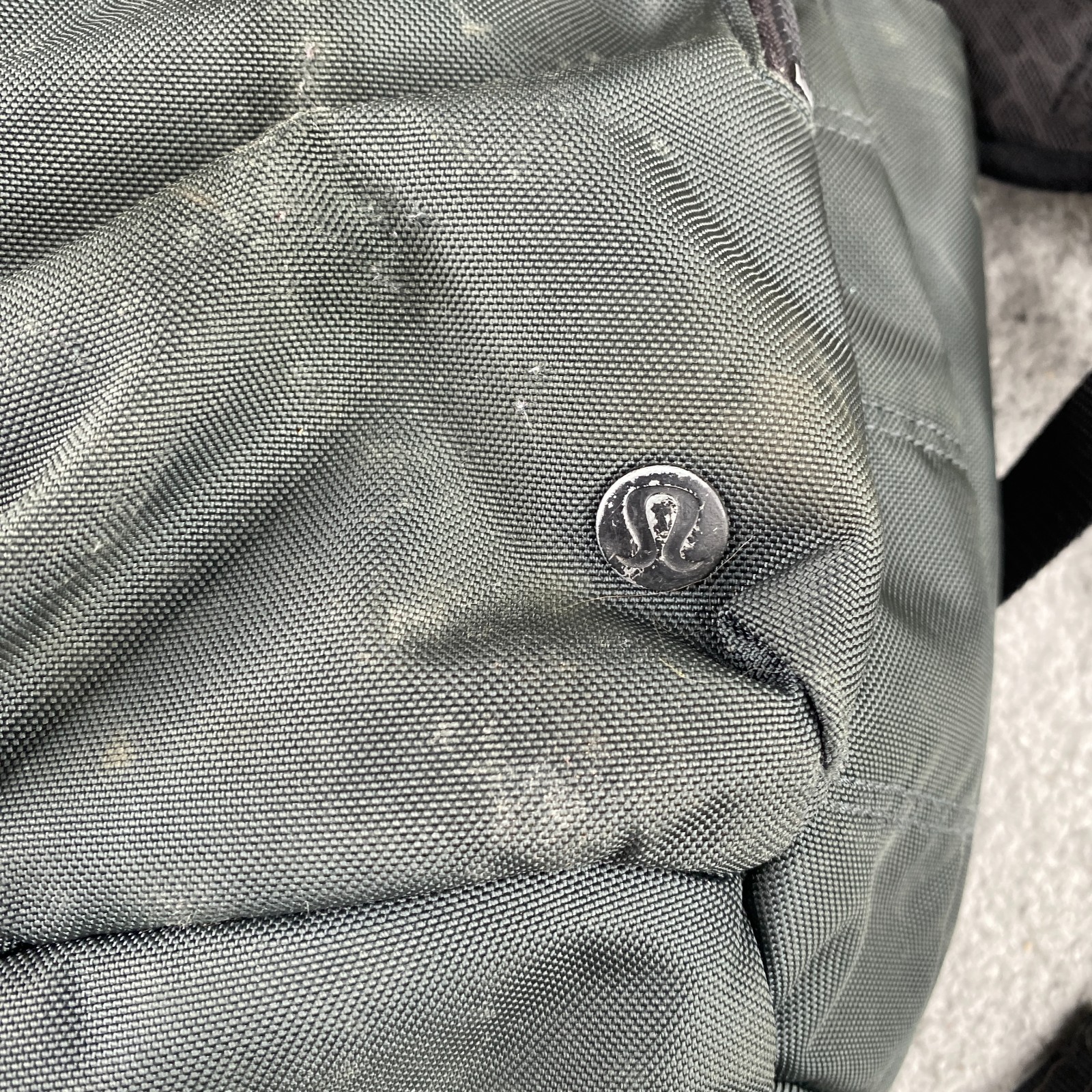 Lululemon Assert Backpack Green Canvas Adjustable… - image 8