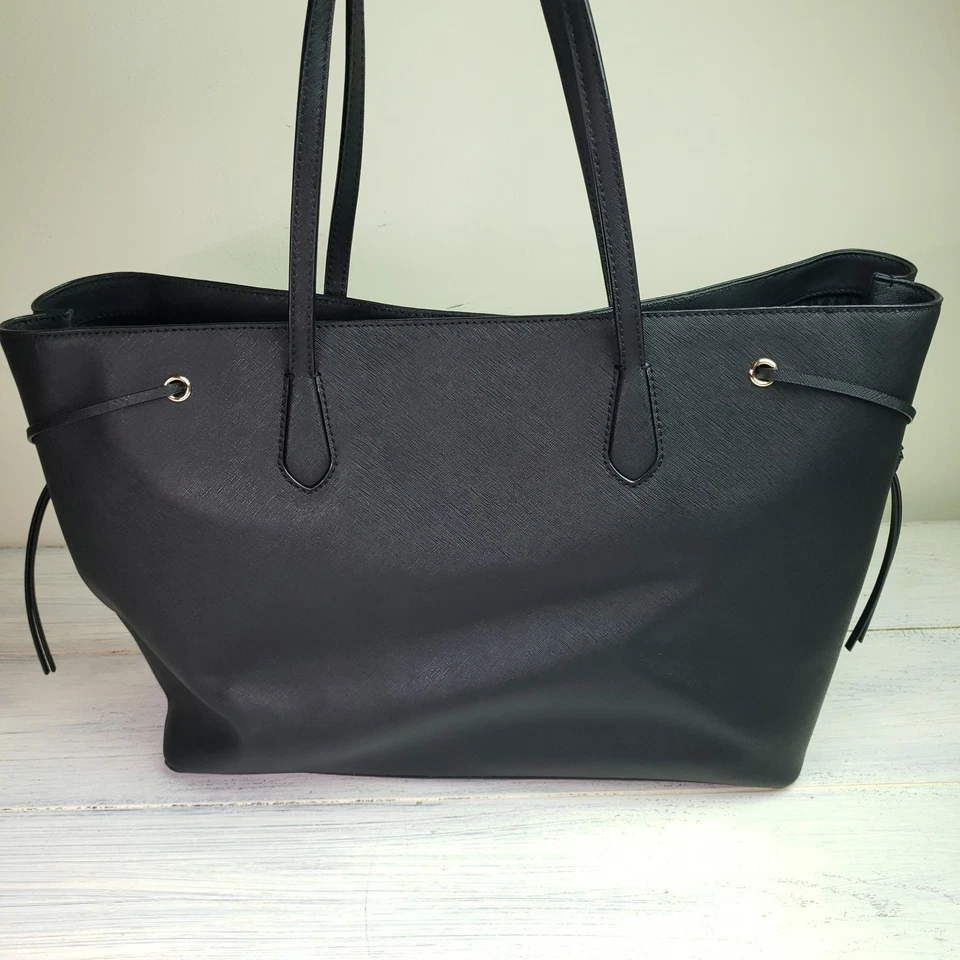 Kate Spade NY Black Ari Laurel Way Saffiano Leather Shoulder Tote Bag Large - Image 4 of 4