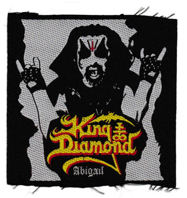 KING DIAMOND  ABIGAIL   - RARE ORIGINAL UNUSED 1980'S  VINTAGE CLOTH BADGE/PATCH